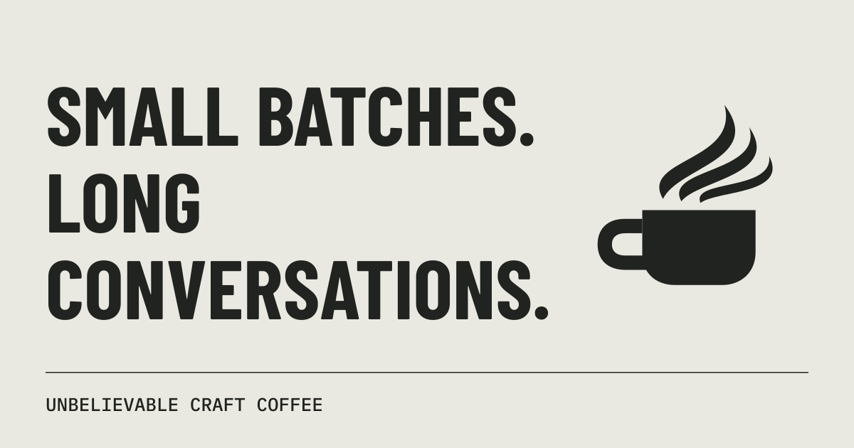 Small batches long conversations link preview